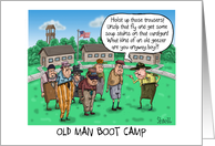 Old Man Boot Camp card