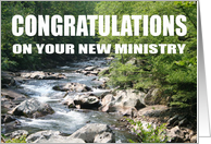 Congratulations On Your New Ministry card