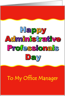 Happy Administrative Professional Day, Clerk card