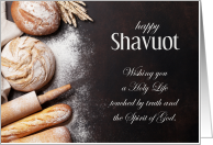 Shavuot Holy Life and Leavened Loaves of Bread card