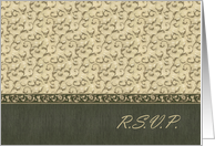 Elegant Pattern Design R.S.V.P. Cards