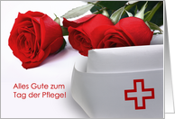 Alles Gute zum Tag der Pflege. Nurses Day Card in German card