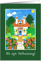 New Home Announcement with Dutch Greeting card