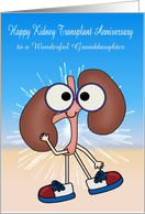 Anniversary of Kidney Transplant Custom Relationship and Name card