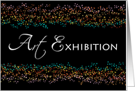 Art Exhibition Invitation - Ink Spatters card