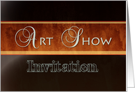 Art Show Invitation card