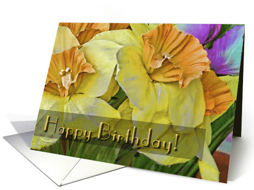 General Birthday Flowers card (609231)