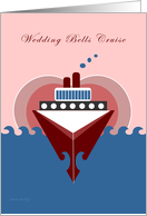 Wedding Bells Cruise Invitation card