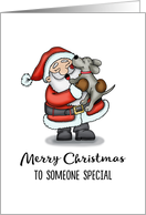 Merry Christmas to someone special card