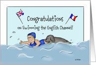 Congratulations on Swimming the English Channel card