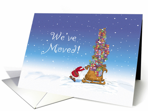 Christmas - We've moved! card (869679)