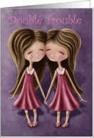 Double Trouble, Shared Mutual, Comic Birthday card
