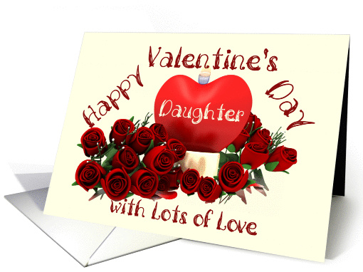 Happy Valentine's Day Daughter card (896163)