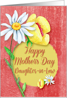 Happy Mother’s Day to Daughter-in-Law Pretty Watercolor Effect Flowers card