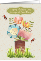 Happy Mother’s Day to Great Niece Beautiful Flower Bouquet card