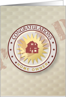 Home Owner Paid Mortgage Congratulations card