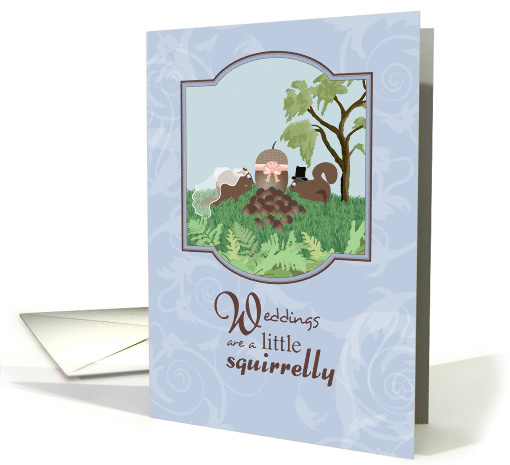 Squirrelly Wedding Congratulations card (1371944)