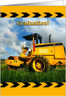 Heavy Equipment Operating Engineer Graduation Announcement card