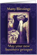Business Blessing May Your New Business Prosper Congratulations card