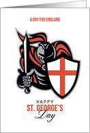 A Day for England Happy St George Card