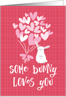 Valentine’s Day Card - Some Bunny Loves You card