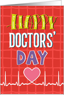 Doctors’ Day - Bold Colors Fun Fonts card