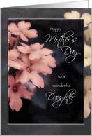 Mother’s Day Card for Daughter, Peach Garden Phlox Flowers card