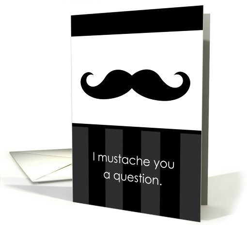Wedding Party Invitation, Mustache Ring Bearer Request card (935517)