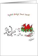 Patriotic Welsh Cat - Happy St. David’s Day (Dydd Gŵyl Dewi Hapus) card