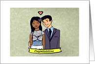 Congratulations - Asian Couple Elopement card