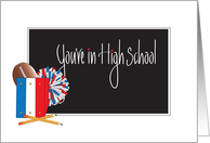 Back to School - You’re in High School with School Items card