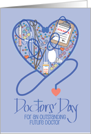 Doctors’ Day 2024 Future Doctor To Be Stethoscope and Medical Items card