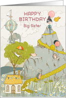 Happy Birthday to Big Sister Party on the Mountain card