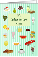 Father in Law Day from Daughter in Law All Kinds of Yummy Food card