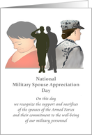 National Military Spouse Appreciation Day Service Personnel Spouses card