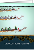 Chinese Dragon Boat Festival, dragon boat race card