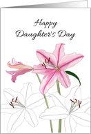 Daughter’s Day Like A Daughter To Me Stargazer Lilies card