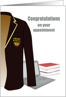 Being Made Head Pupil, School Blazer, Laptop and Books card