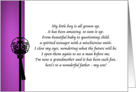 Birthday Poem from a Proud Mom to her Son card