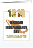 Mexican Independence Day September 16 Viva Mexico card