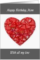 A Full Heart Birthday to Mom From Son card