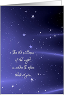 Thinking of You - Starry Night card