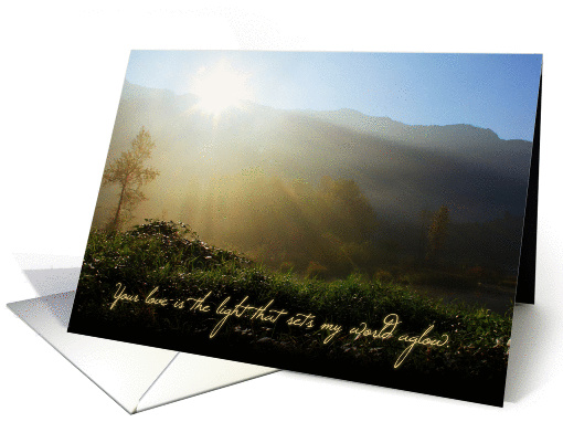 Your Love is My Light - I Love You card (1024323)