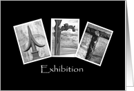 Art Exhibition - Invitation - Alphabet Art card