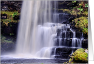 Happy Birthday, Waterfall, colour, Uldale Force Cumbria card