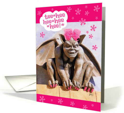 Gargoyles Just Want To Have Fun Birthday card (1386538)