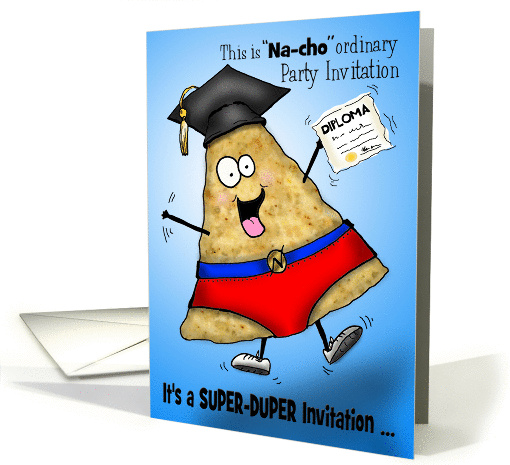 Nacho Ordinary Graduation Party Invitation card (1059535)