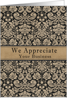Business We Appreciate Your Business card