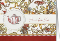 Time for Tea Invitation card