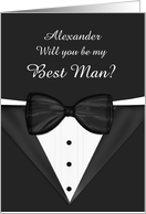 Will you be my Best Man Customizable card